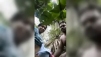 Village Wife Fucking Her Neighbor Outdoors Behind The Barn