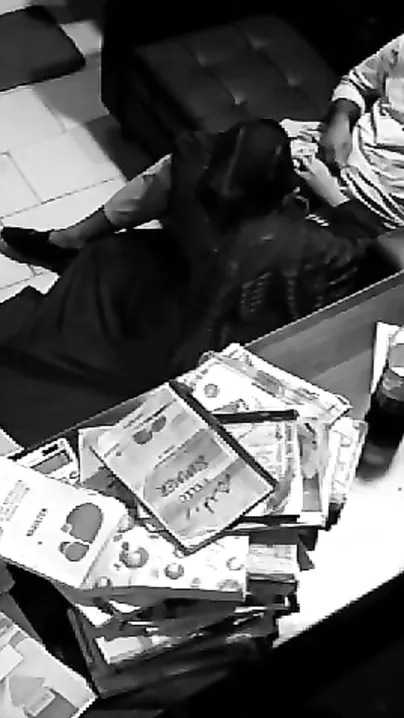 Desi Taboo Office Fuck - Boss Banged by Big-Assed Employee on CCTV