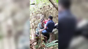 Married Woman Getting Fucked Outdoors By Neighbor Caught On Phone