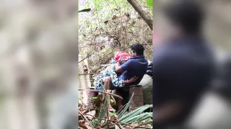 Married Woman Getting Fucked Outdoors By Neighbor Caught On Phone