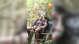 Cheating Wife Going Wild With Lover In Secluded Outdoor Affair