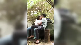 Married Lady Riding Her Lover Passionately In Outdoor Hookup