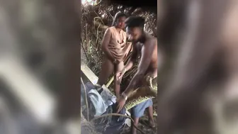 Married Babe Losing Control Riding Her Secret Lover Outdoors