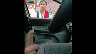 Indian Girlfriend Shocked Watching Him Jerking His Dick