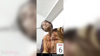 Adorable Paki Girl Confidently Showing Her Cute Boobs in Playful Tease