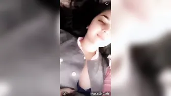 Alluring Paki Girl Teasing with Her Perky Boobs and Tight Pussy Exposed