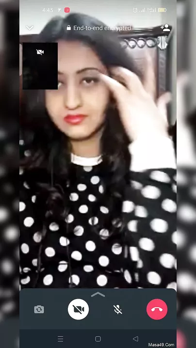 Charming Paki Girl Displaying Her Assets Playfully During Video Call Fun
