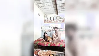 Alluring Paki Pair Intensely Fucking Alongside Enigmatic Stranger in Hot Scene