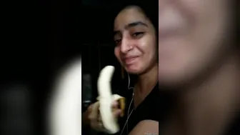 Aroused Paki Siren Displaying Nude Figure and Pleasuring Herself Intensely