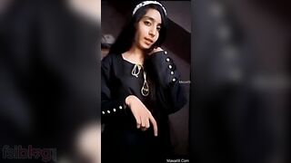 Enticing Paki Vixen Stripping Naked and Bathing Seductively in Steamy Shower Scene