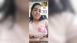 Adorable Desi Beauty Teasingly Revealing Her Perky Boobs in Sensual Solo Display