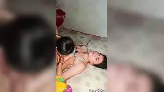 Playful Paki Lesbians Exploring and Fingering Each Other Intensely