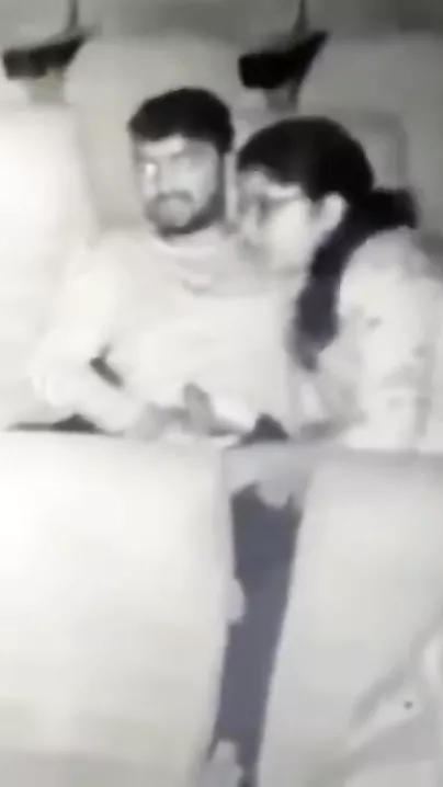Naughty Couple Sucking And Pressing Boobs In Theater