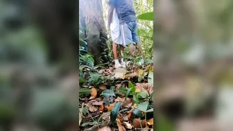 Boyfriend Eating His Gf Pussy Under Tree In Outdoor
