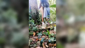 Boyfriend Eating His Gf Pussy Under Tree In Outdoor