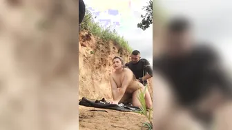 Gorgeous Pakistani Babe Passionately Fucked Outside by Lover Brother-in-Law - Shocking Leaked Footage