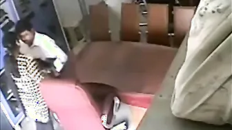 Hidden web camera catches school teacher having enjoyment with her colleague