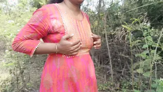 College Girl Having Hot Outdoor Romance With Boyfriend