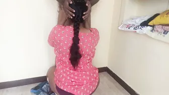 Office Girl Sharing Bed With Her Coworker After Hours