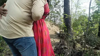 Indian Couple Having Hot Sex Outside In Public Garden