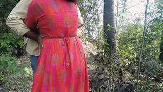 Indian Couple Having Hot Sex Outside In Public Garden