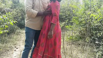 Desi Couple Fucking Hard Outside In Public Garden Area