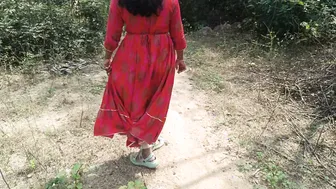 Indian Wife Getting Creampied Outdoors In Forest Area