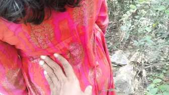 Indian Wife Getting Creampied Outdoors In Forest Area