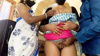 Desi Wife Sharing Husband With Girlfriend In Threesome