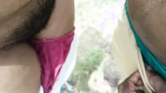 Indian Gf Giving Blowjob Outdoors Sucking And Licking