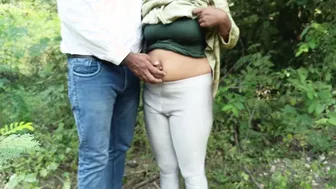Couple Fucking Hard In The Dark Jungle Outdoors Now