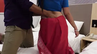 Indian Wife In Saree Getting Pounded Hard By Her Man