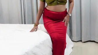 Desi Aunty Stripping Blouse Getting Fucked Hard At Home