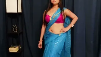 Hot Wife Getting Rammed Hard Wearing Traditional Saree