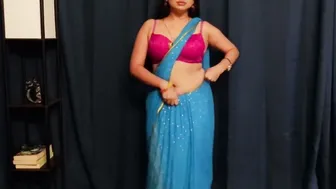 Hot Wife Getting Rammed Hard Wearing Traditional Saree