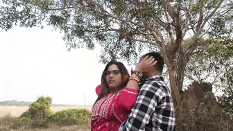 Mature Wife Blowjob Kissing And Boobs Press Outdoors