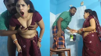 Bhabhi Fucked By House Painter When Husband At Work