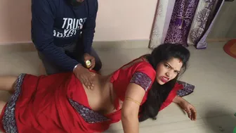 Bengali Aunty Fucked Hard After Falling Down At Home
