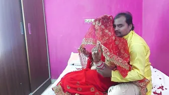 Newly Married Indian Couple Having Hot First Night Sex Fun