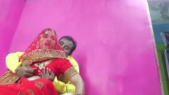 Newly Married Indian Couple Having Hot First Night Sex Fun