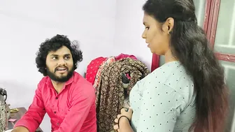 Indian Girl Getting Fucked Hard By Tailor In His Workshop