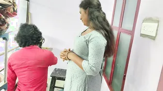 Indian Girl Getting Fucked Hard By Tailor In His Workshop