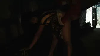 Girlfriend Getting Hard Fucked On Terrace While Parents Away