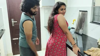 Indian Wife And Husband Having Kitchen And Sofa Sex At Home