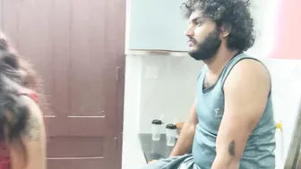 Indian Wife And Husband Having Kitchen And Sofa Sex At Home
