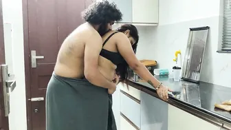 Indian Wife And Husband Having Kitchen And Sofa Sex At Home