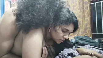 Indian Couple Having Hot Nighty Sex In Bedroom After Dinner