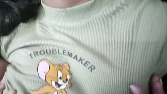 Indian Couple Kissing Ass And Pressing Boobs Under Her Skirt