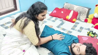 Kerala Couple Blowing And Licking In Traditional Saree Attire