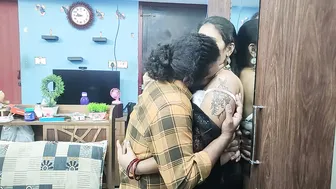 Wife Getting Fucked Hard In Saree Husband Licking Navel